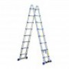Thang nhôm rút gọn (chữ A) Advindeq ADT708B (màu xanh)